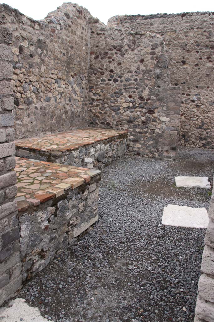 VIII.2.14 Pompeii. October 2020. Looking north-east into kitchen doorway, from rear north-south passageway.
Photo courtesy of Klaus Heese.