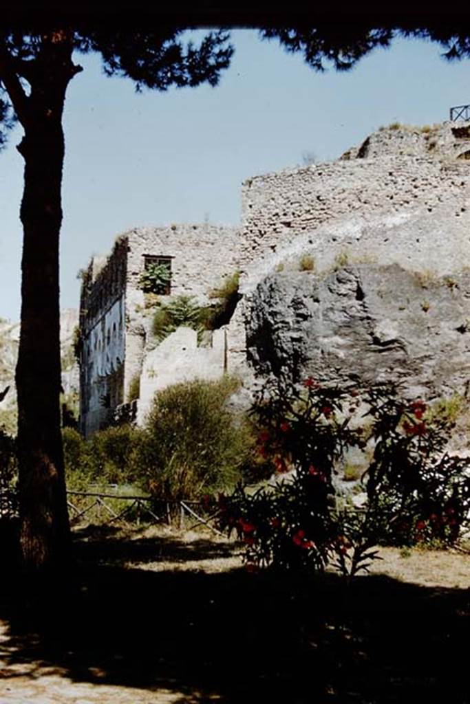 VIII.2.20 Pompeii. 1959. Rear of Sarno baths. Photo by Stanley A. Jashemski.
Source: The Wilhelmina and Stanley A. Jashemski archive in the University of Maryland Library, Special Collections (See collection page) and made available under the Creative Commons Attribution-Non Commercial License v.4. See Licence and use details.
J59f0405
