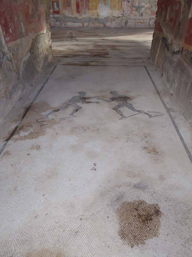 VIII.2.23 Pompeii. January 2017. Looking south along flooring in entrance corridor.
Foto Annette Haug, ERC Grant 681269 DÉCOR.