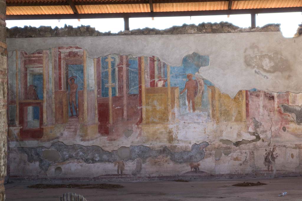 VIII.2.23, Pompeii. December 2018.
Looking towards south wall of area entered directly from entrance corridor. Photo courtesy of Aude Durand.
