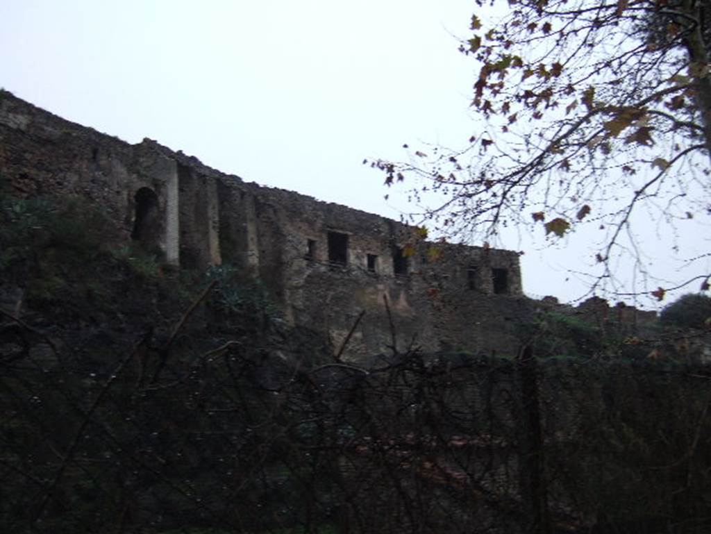 VIII.2.23 to VIII.2.28 Pompeii, taken from rear. December 2005