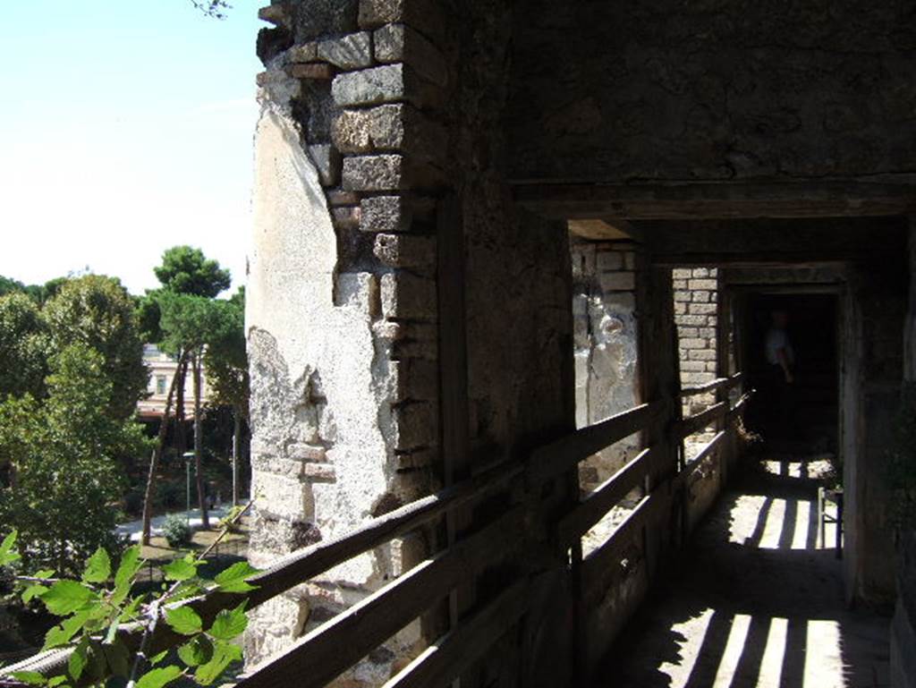 VIII.2.26 Pompeii. September 2005. Room 1, corridor with three windows with views over the Sarnus valley..