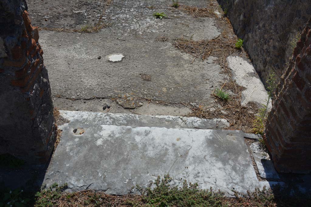 VIII.2.34 Pompeii. September 2019. Looking south towards doorway threshold into room ‘n’.
Foto Annette Haug, ERC Grant 681269 DÉCOR.