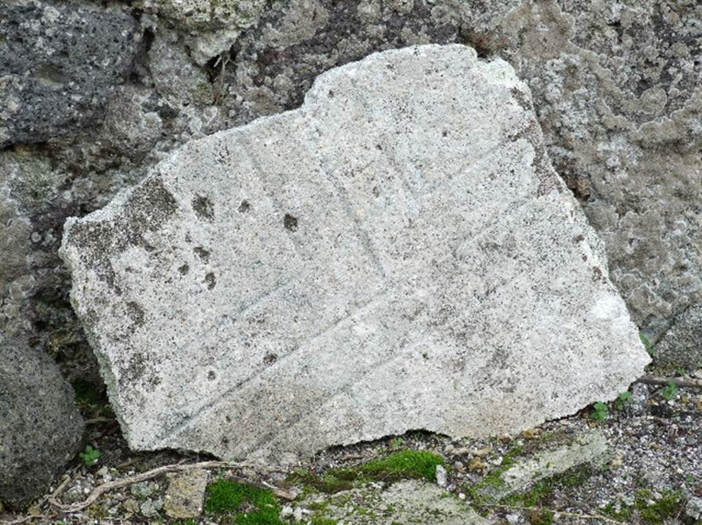 Plaster from front wall of VIII.2.34. December 2006.
