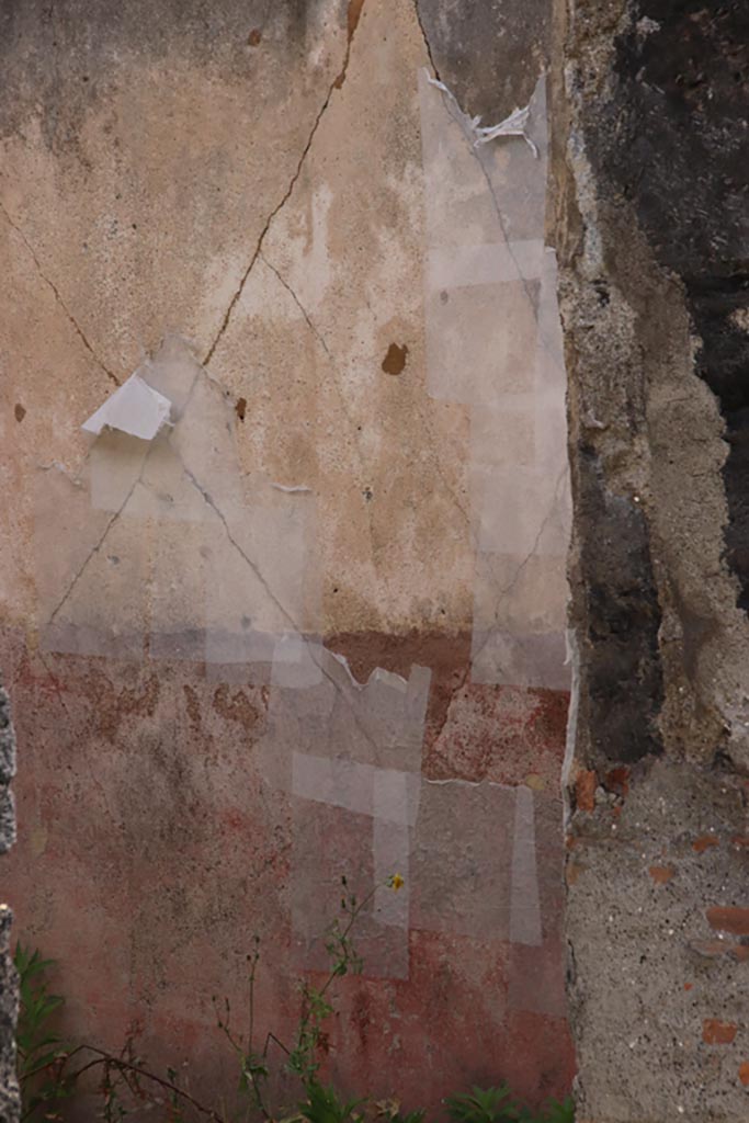 VIII.2.34 Pompeii. May 2024.
Detail from south wall of cubiculum ‘f’. Photo courtesy of Klaus Heese.