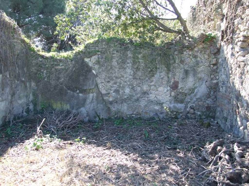 VIII.3.4 Pompeii. March 2009. Room 18, south-east corner of rear garden area.