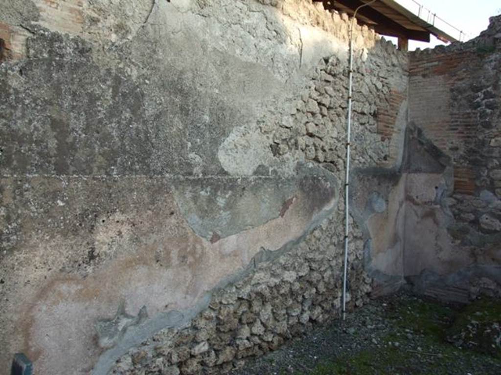 VIII.3.7 Pompeii. Shop. December 2007. East wall.