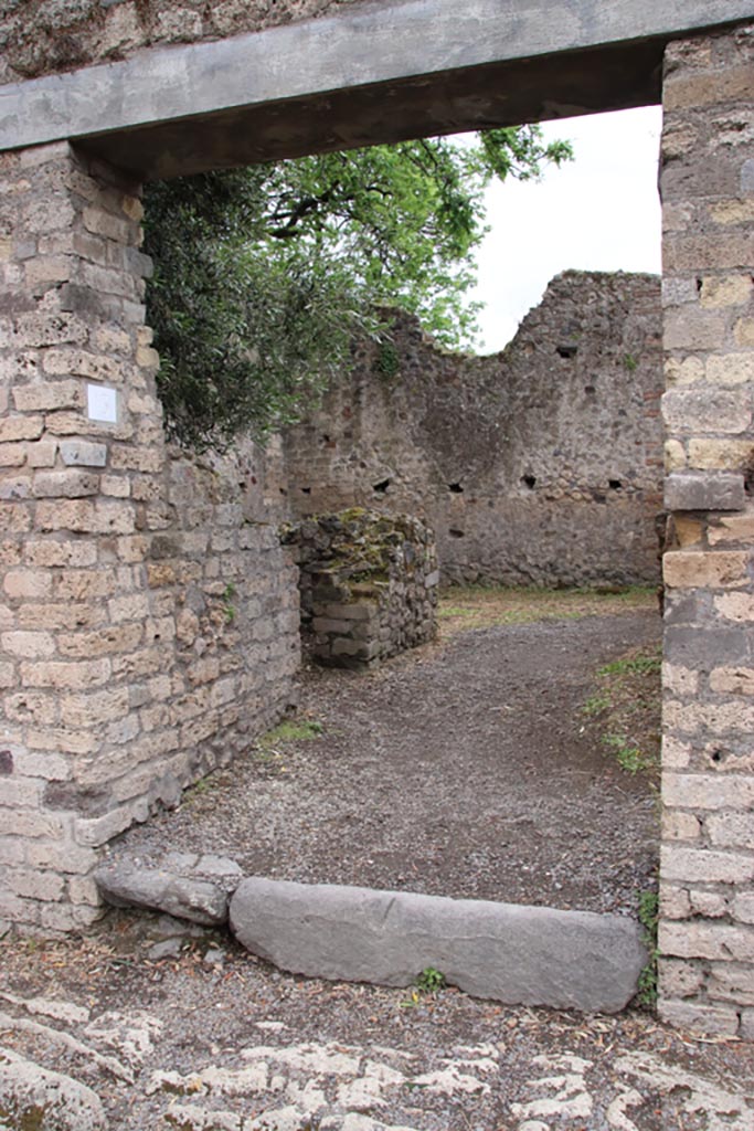 VIII.3.13, Pompeii. May 2024.
Looking west through entrance doorway. Photo courtesy of Klaus Heese.