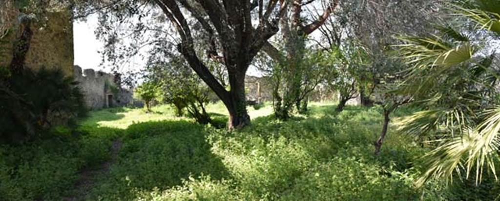 VIII.3.14 Pompeii. April 2018. Looking north-east across garden area. Photo courtesy of Ian Lycett-King.
Use is subject to Creative Commons Attribution-NonCommercial License v.4 International