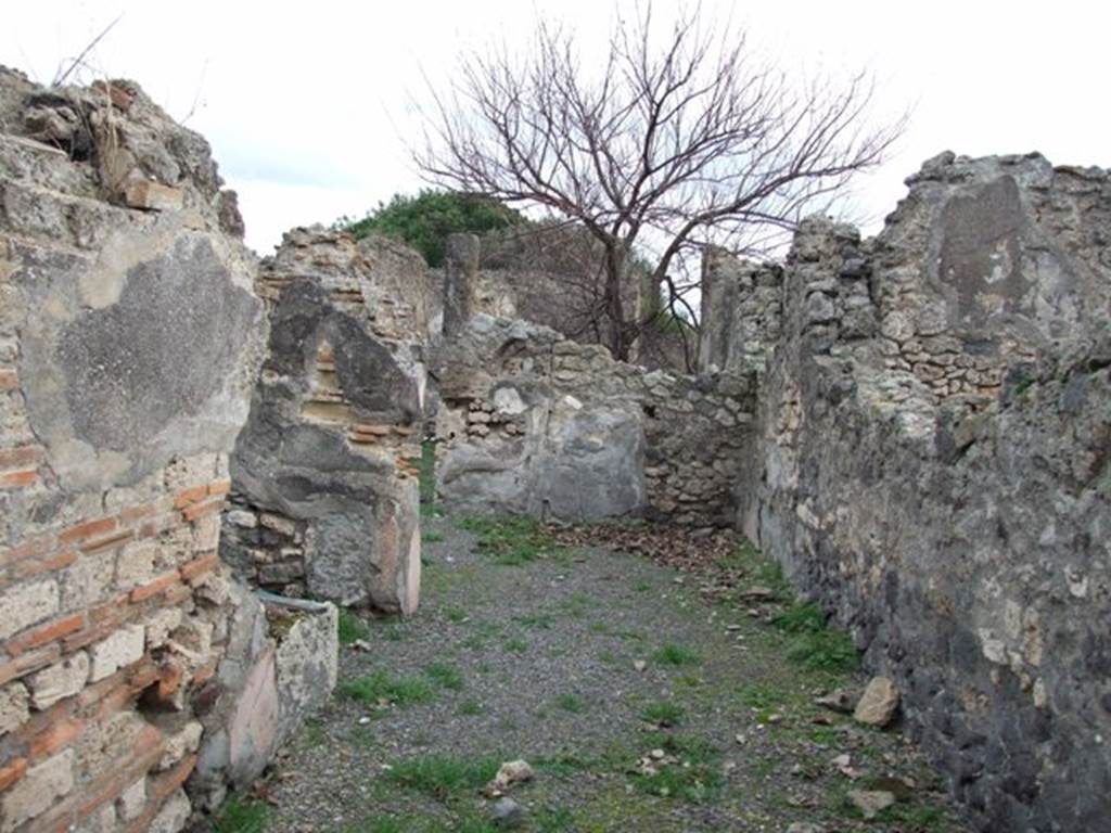 VIII.3.21 Pompeii. December 2007. Entrance corridor to east of entrance.
