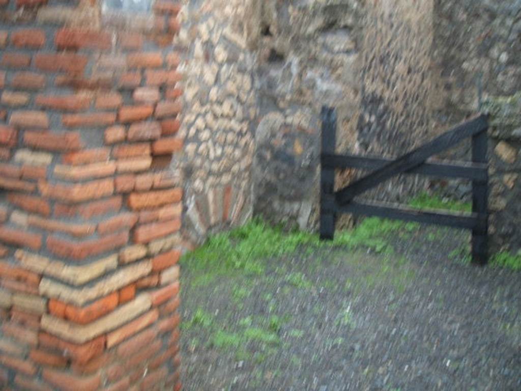 VIII.3.26 Pompeii. December 2004. North wall.