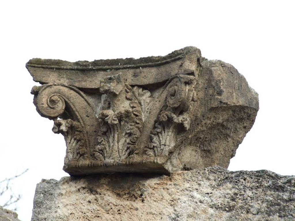 VIII.3.27 Pompeii. December 2006. Capital on south side of entrance.