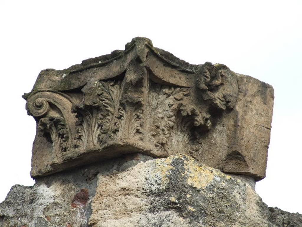 VIII.3.27 Pompeii. December 2006. Capital on north side of entrance.