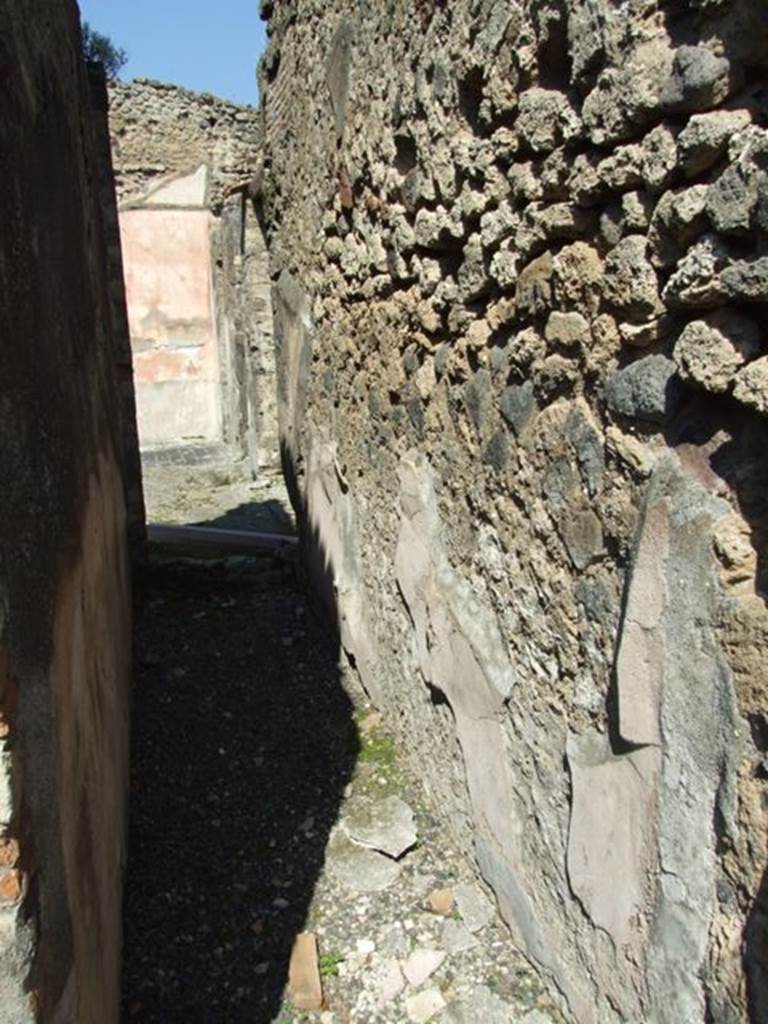 VIII.4.4 Pompeii. March 2009. Room 5. Corridor or steps to upper floor.