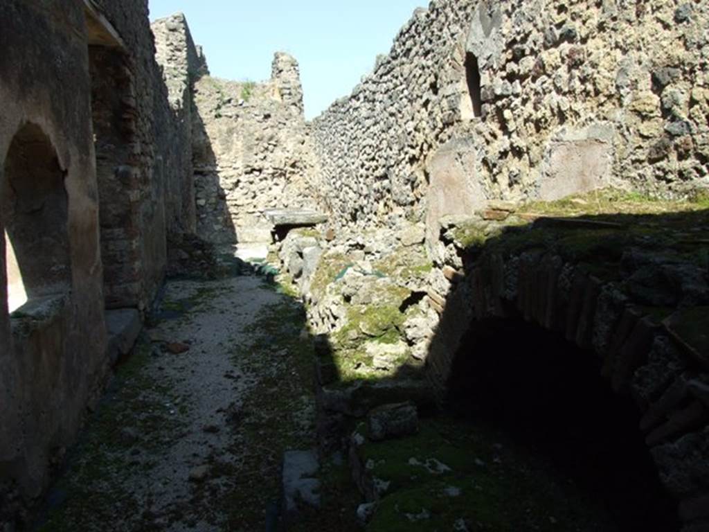 VIII.4.4 Pompeii. March 2009. Room 7. Kitchen. Looking north.