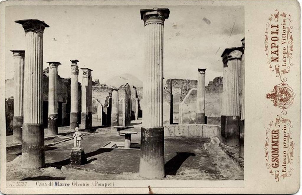 VIII.4.4 Pompeii. Looking north across garden.
Photograph No. 5337, by Giorgio Sommer, (1834-1914). Public domain, via Wikimedia Commons.