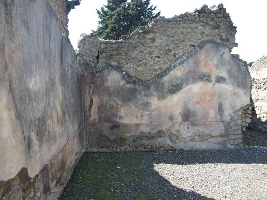 VIII.4.4 Pompeii. March 2009. Area 13. Looking west to south west corner of south portico.