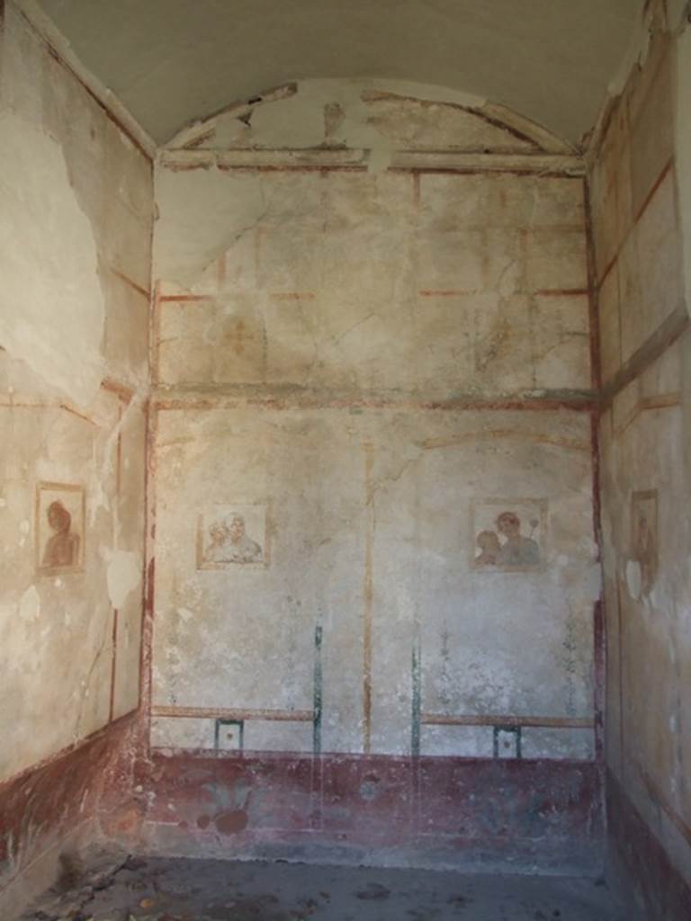 VIII.4.4 Pompeii. March 2009. Room 22, cubiculum on west side of atrium: west wall.