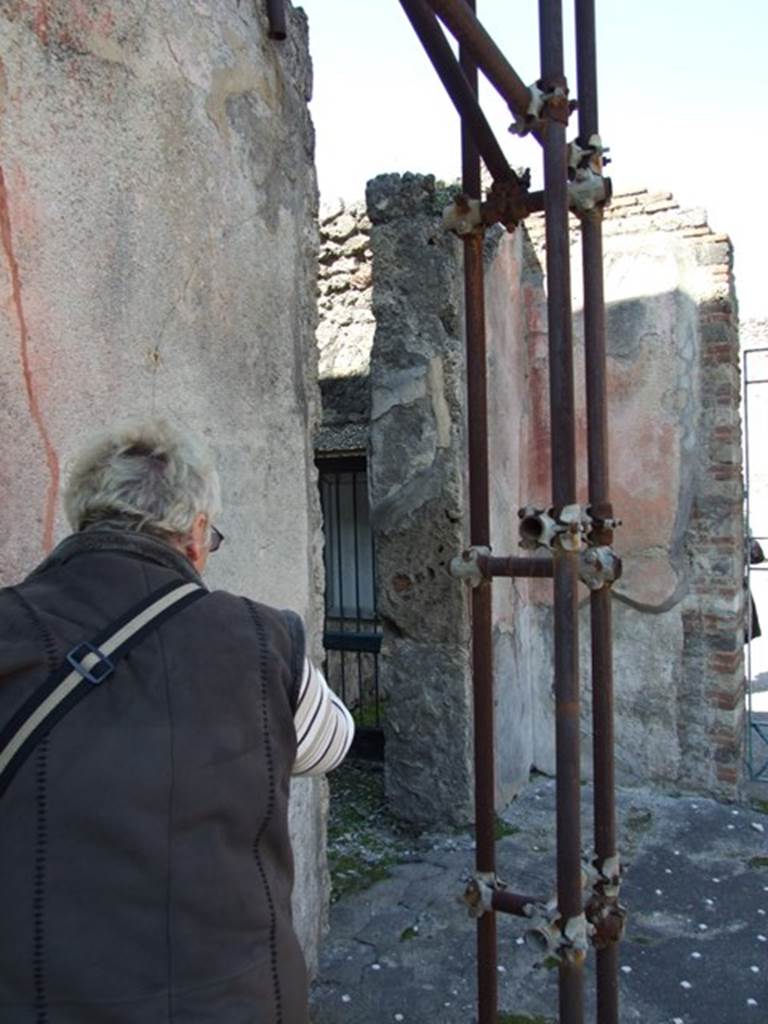 VIII.4.4 Pompeii. March 2009. Doorway to room 23.
