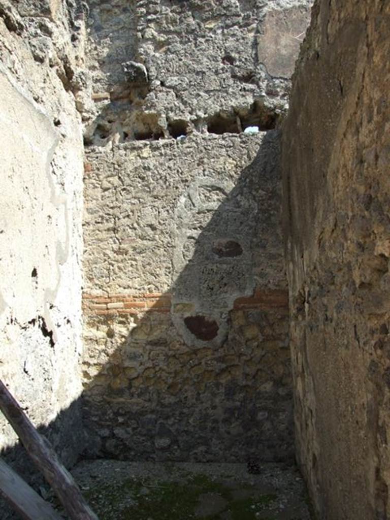 VIII.4.4 Pompeii. March 2009. Room 2. East wall.