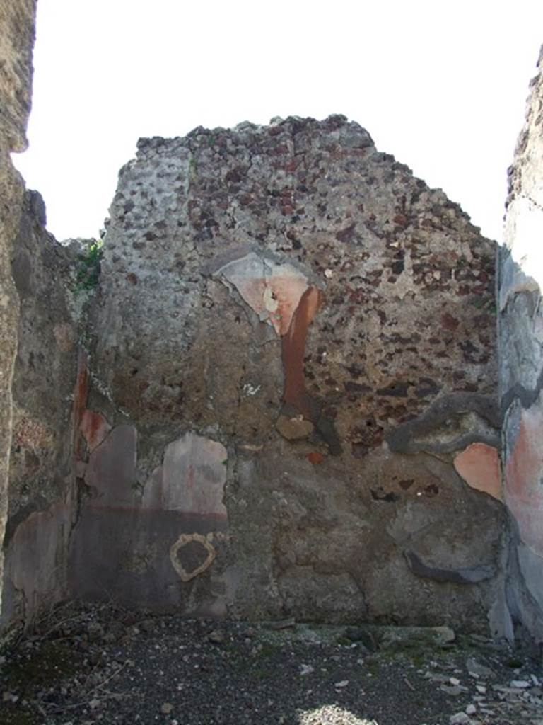 VIII.4.15 Pompeii. March 2009. Room 9, west wall of cubiculum.