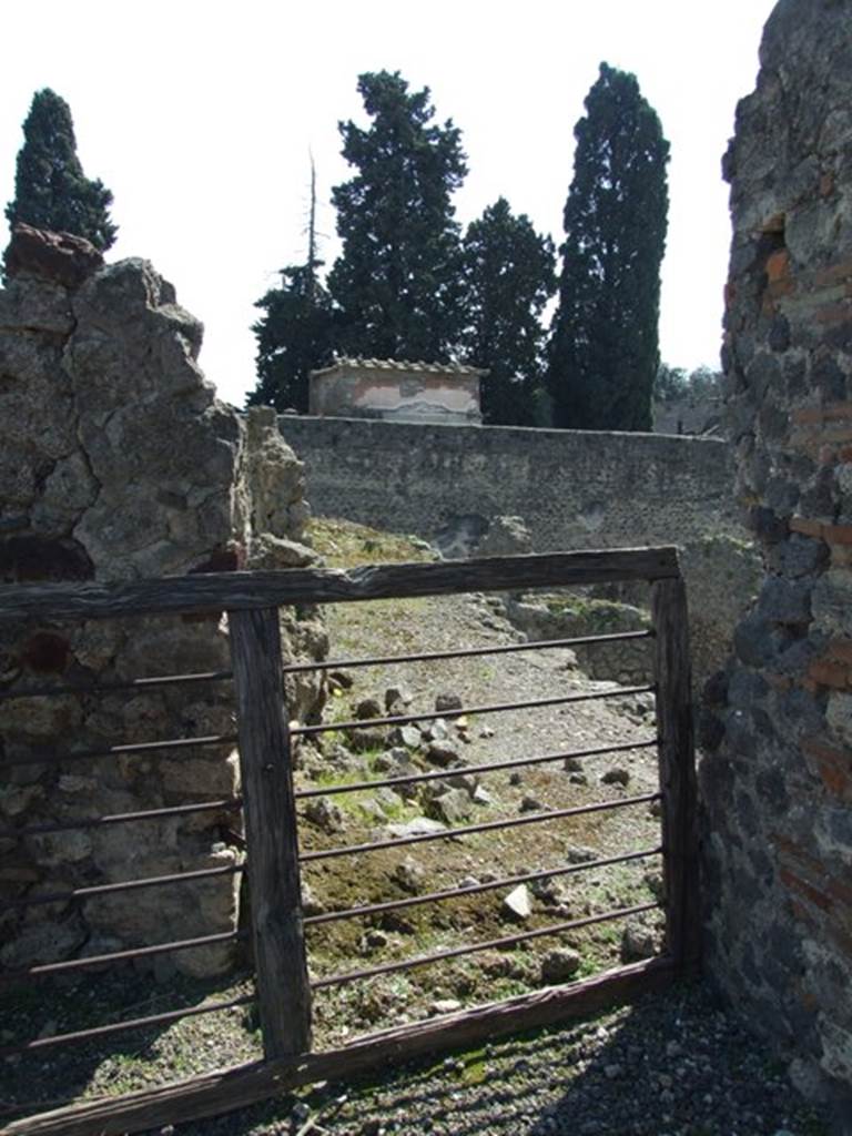 VIII.4.15 Pompeii. March 2009. Doorway to lower level of VIII.4.30.