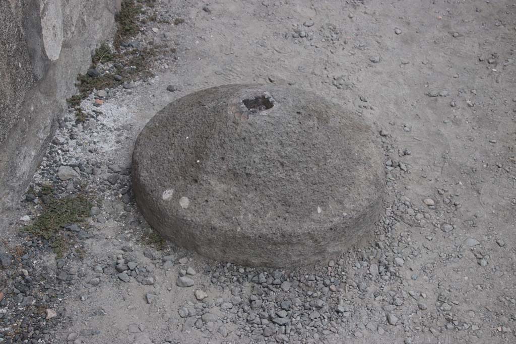 VIII.4.15 Pompeii. September 2021. Detail from west portico. Photo courtesy of Klaus Heese.