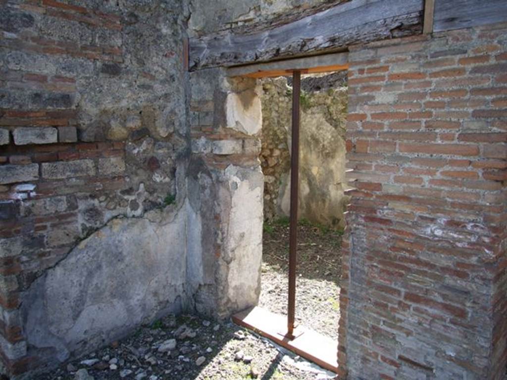 VIII.5.2 Pompeii. March 2009. Doorway to Room 12.