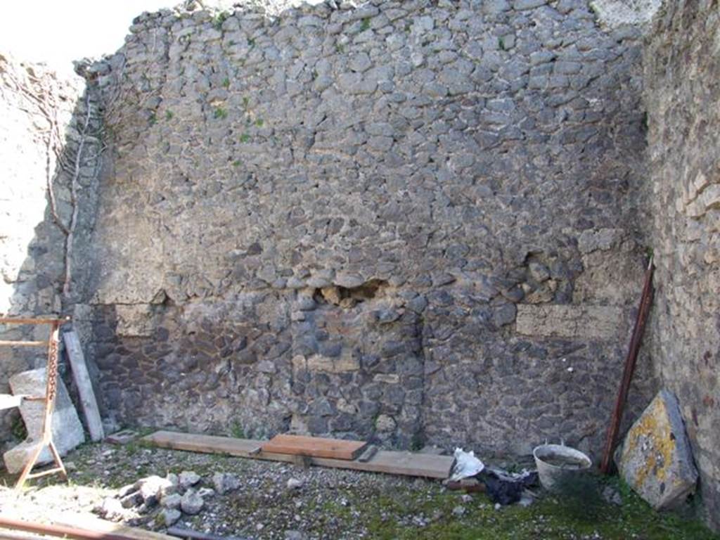 VIII.5.2 Pompeii. March 2009. Room 22. Ala, East wall.