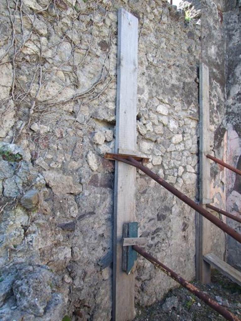 VIII.5.5 Pompeii. March 2009. Room 26, south wall of oecus.