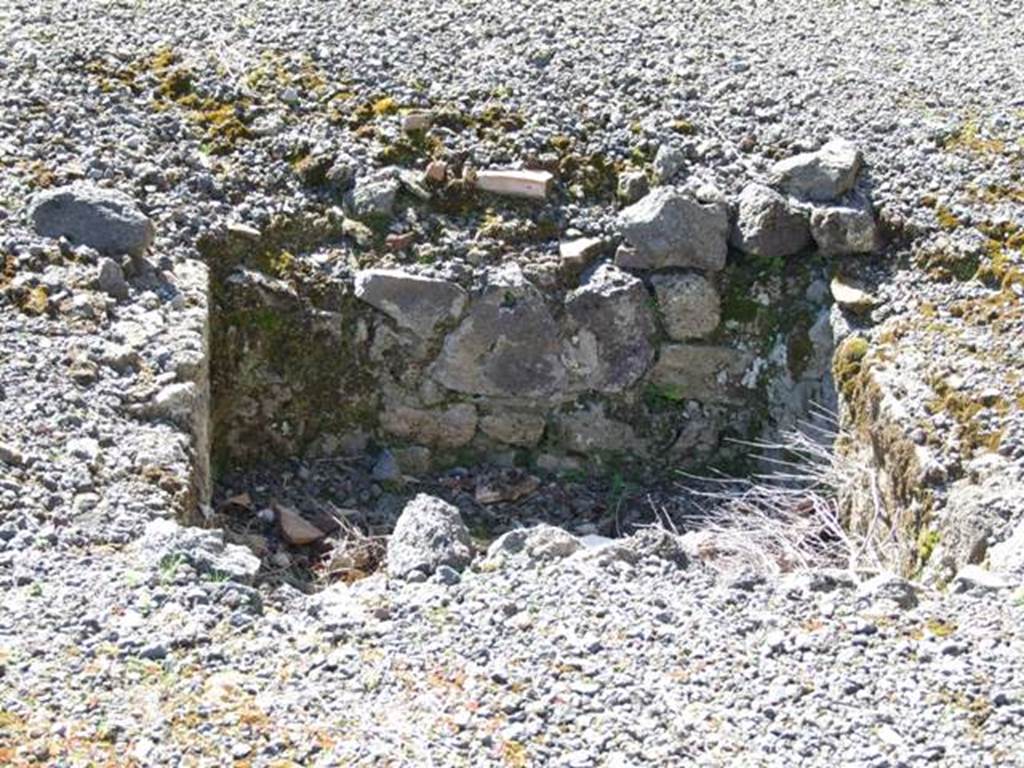 VIII.5.2 Pompeii. March 2009. Room 1, atrium. Square hole in floor of atrium, in south-west corner, between rooms 4 and 5.