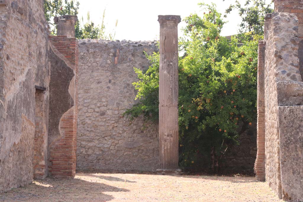 VIII.5.9 Pompeii. September 2019. Room 6, tablinum, looking south to north portico and garden area.
Photo courtesy of Klaus Heese.