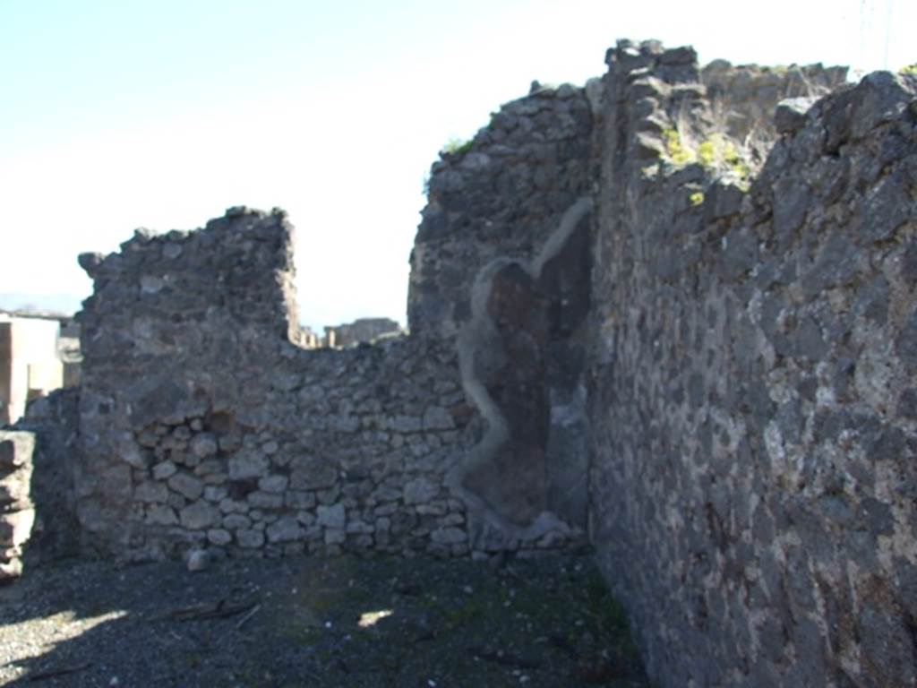 VIII.5.9 Pompeii. March 2009. Room 11. East wall.