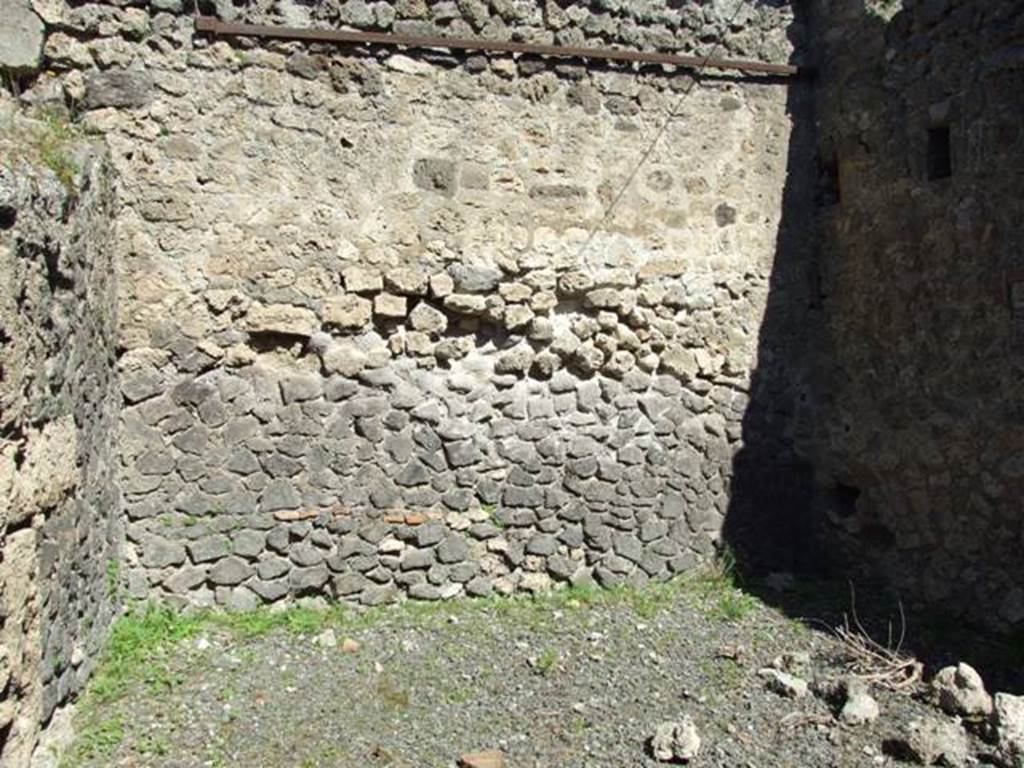 VIII.5.9 Pompeii. March 2009. Room 16. North wall.