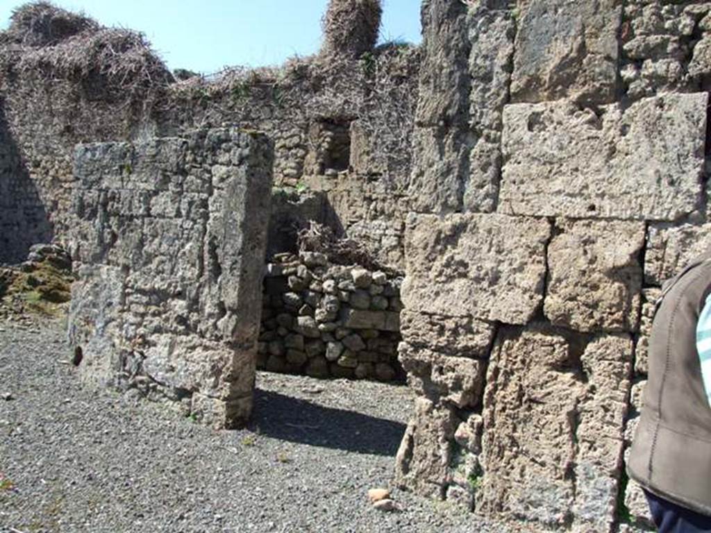 VIII.5.9 Pompeii. March 2009. Doorway to Room 3.