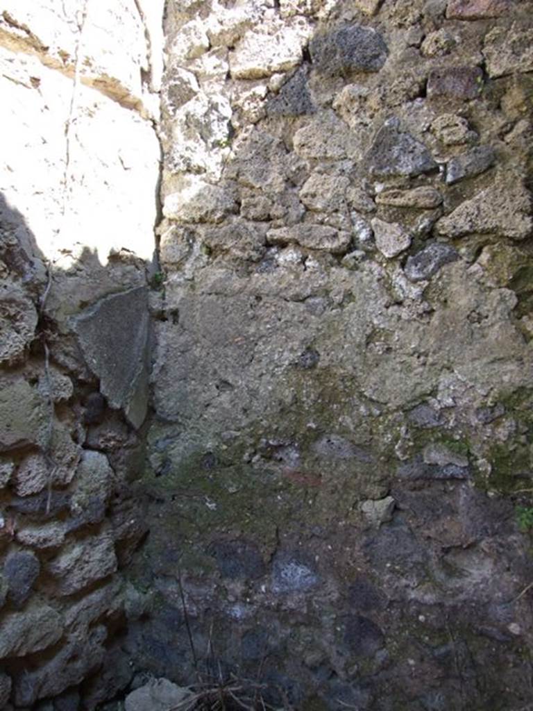 VIII.5.16 Pompeii. March 2009. Room 4, Corridor, looking east at north end, Site of Latrine?