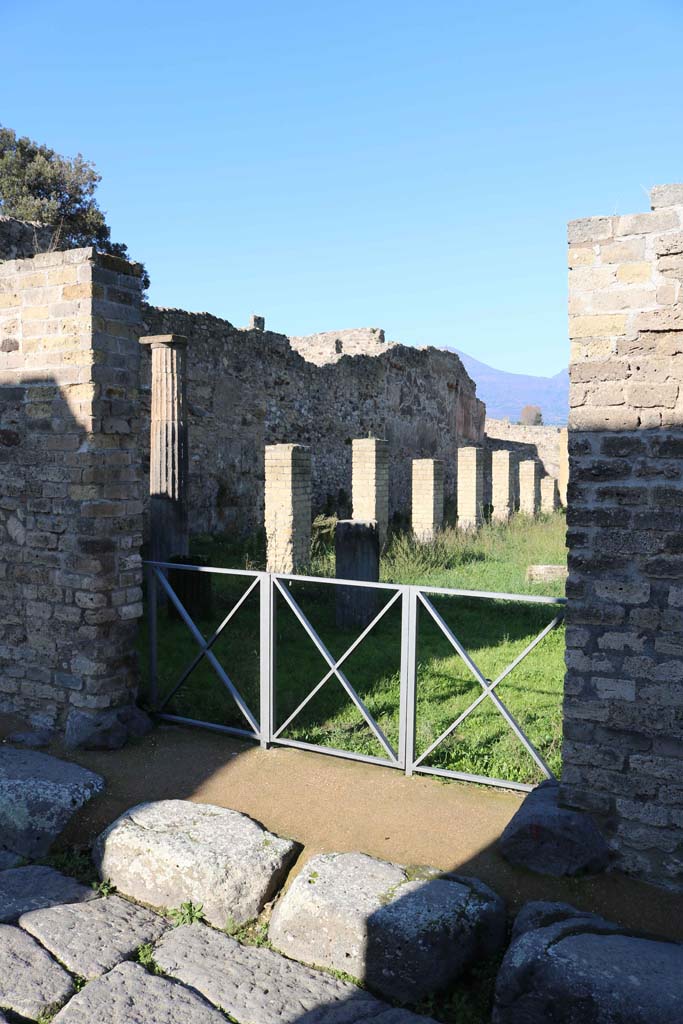 VIII.6.2, Pompeii. December 2018.
Looking towards west side, from entrance doorway. Photo courtesy of Aude Durand.