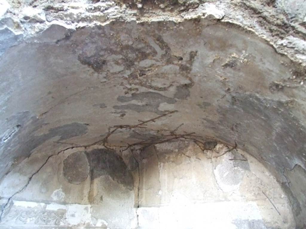 VIII.6.6 Pompeii. March 2009. Ceiling of niche.