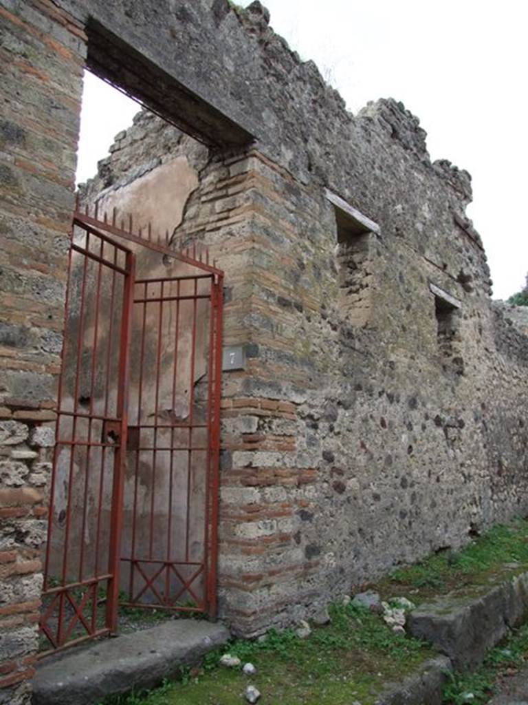 VIII.6.7 Pompeii. December 2007. Entrance.
