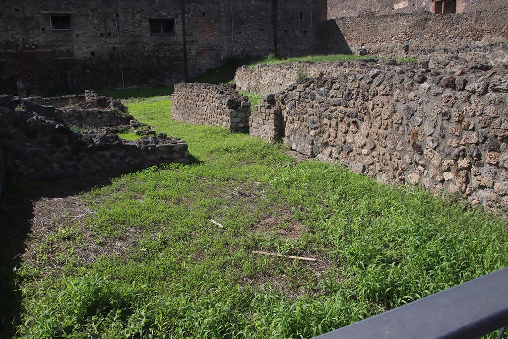 VIII.7.12 Pompeii. October 2024. Looking west along north wall, from entrance doorway. Photo courtesy of Klaus Heese.
