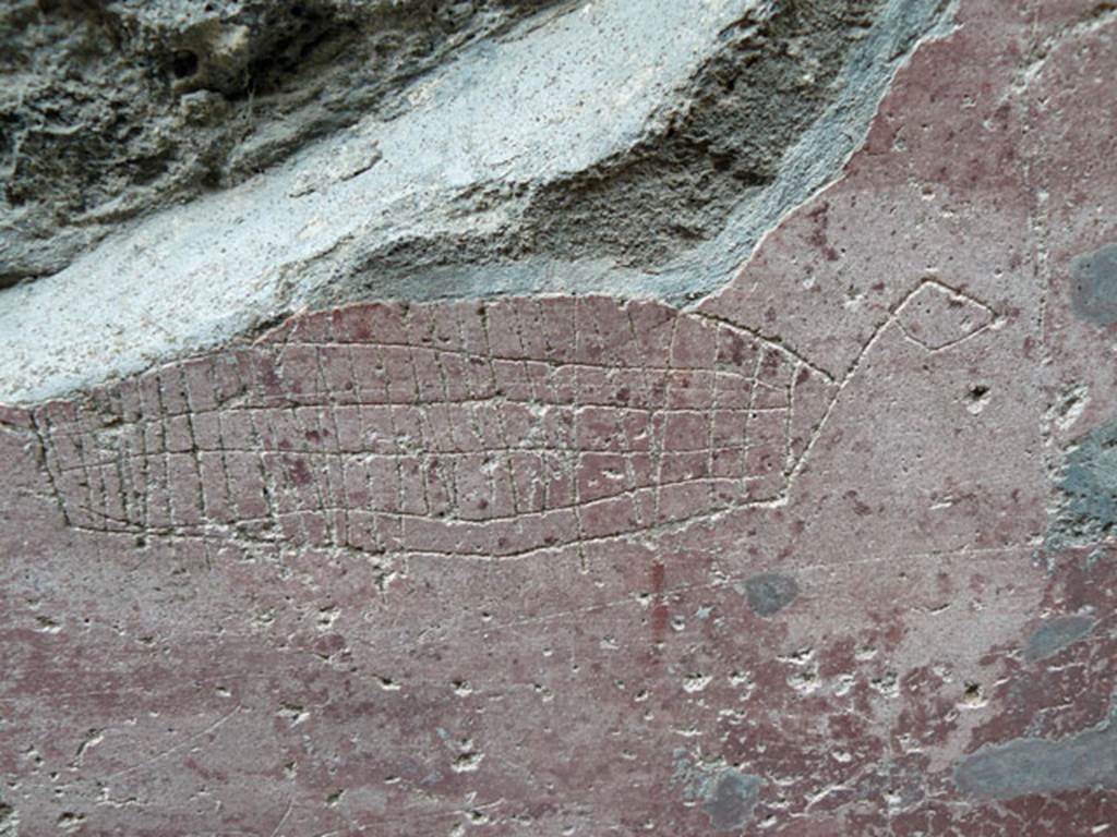 VIII.7.20 Pompeii. October 2011. Graffito passage. North wall. Detail of graffito on wall. Photo courtesy of Daniel Genot.