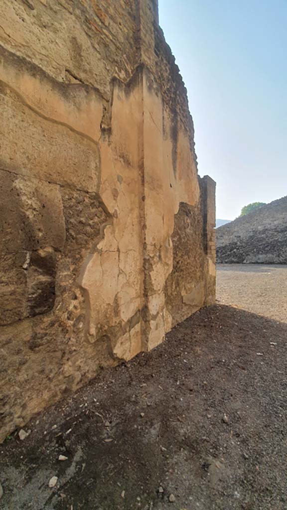 VIII.7.20 Pompeii. August 2021. West side.
Looking south towards steps down from Triangular Forum.
Foto Annette Haug, ERC Grant 681269 DÉCOR.