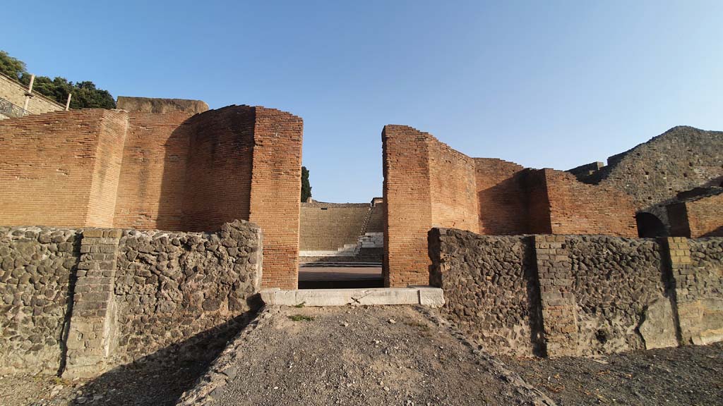 VIII.7.20 Pompeii. August 2021. Looking north towards stage.
Foto Annette Haug, ERC Grant 681269 DÉCOR.