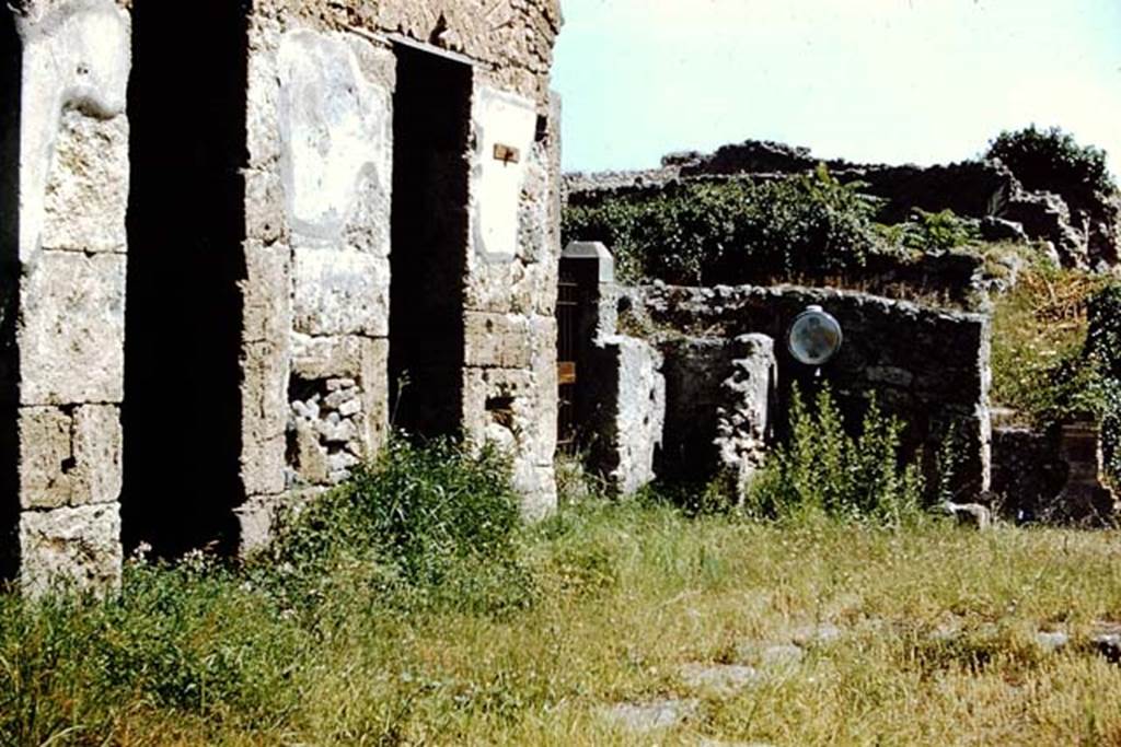 VIII.7.24 Pompeii. 1959. Doorways on north side of atrium, looking towards the north-east corner. Photo by Stanley A. Jashemski.
Source: The Wilhelmina and Stanley A. Jashemski archive in the University of Maryland Library, Special Collections (See collection page) and made available under the Creative Commons Attribution-Non Commercial License v.4. See Licence and use details.
J59f0256