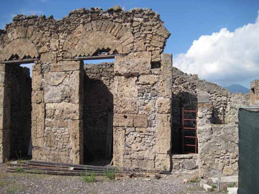 VIII.7.24 Pompeii. September 2010. Looking north towards east end of atrium. Photo courtesy of Drew Baker.