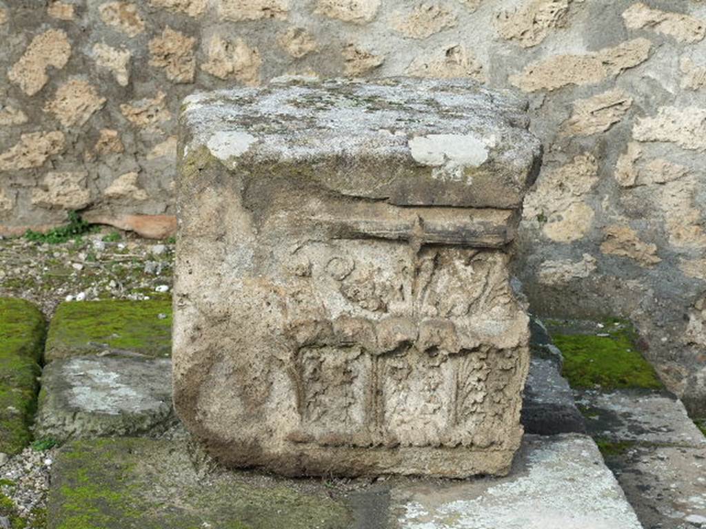 VIII.7.25 Pompeii. December 2006. Capital on podium.