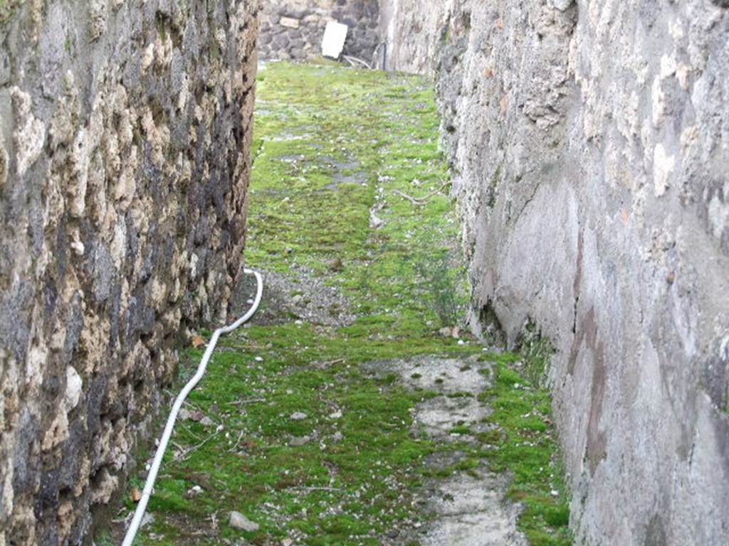 VIII.7.25 Pompeii. December 2006. Corridor around shrine on podium.