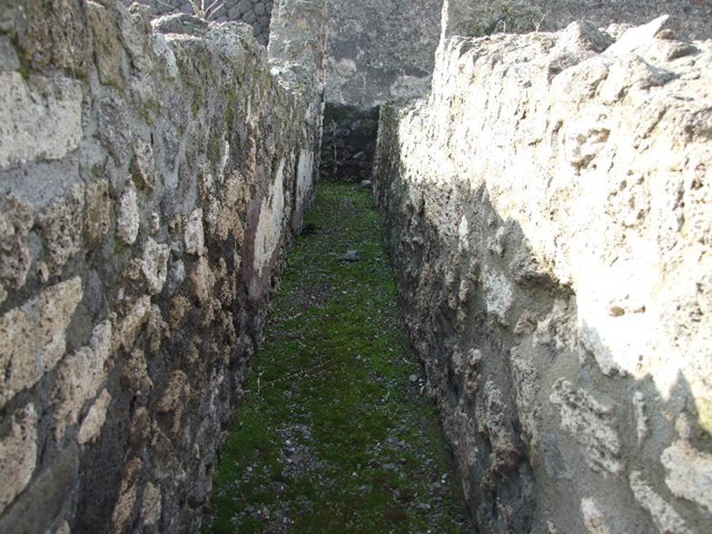 VIII.7.25 Pompeii. December 2006. Corridor around shrine on podium.