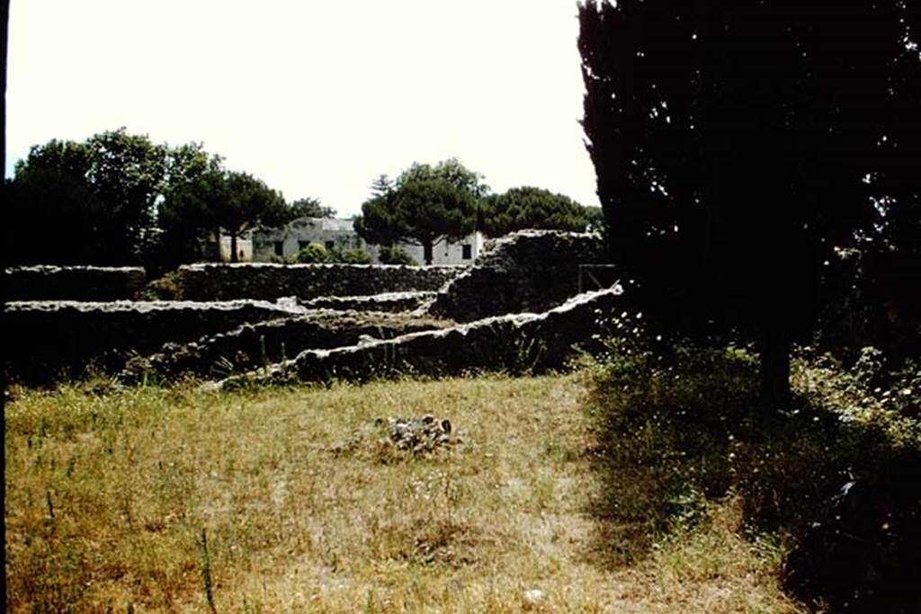 VIII.7.26 Pompeii. 1959. Looking south from garden area, towards corridors from Theatre, VIII.7.21 and 20. Photo by Stanley A. Jashemski.
Source: The Wilhelmina and Stanley A. Jashemski archive in the University of Maryland Library, Special Collections (See collection page) and made available under the Creative Commons Attribution-Non Commercial License v.4. See Licence and use details.
J59f0263