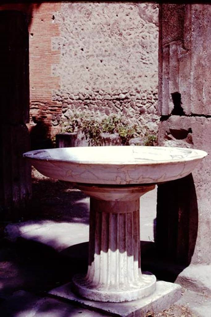 VIII.7.30 Pompeii, 1978. Looking north-west towards fountain. Photo by Stanley A. Jashemski.
Source: The Wilhelmina and Stanley A. Jashemski archive in the University of Maryland Library, Special Collections (See collection page) and made available under the Creative Commons Attribution-Non Commercial License v.4. See Licence and use details. J78f0568